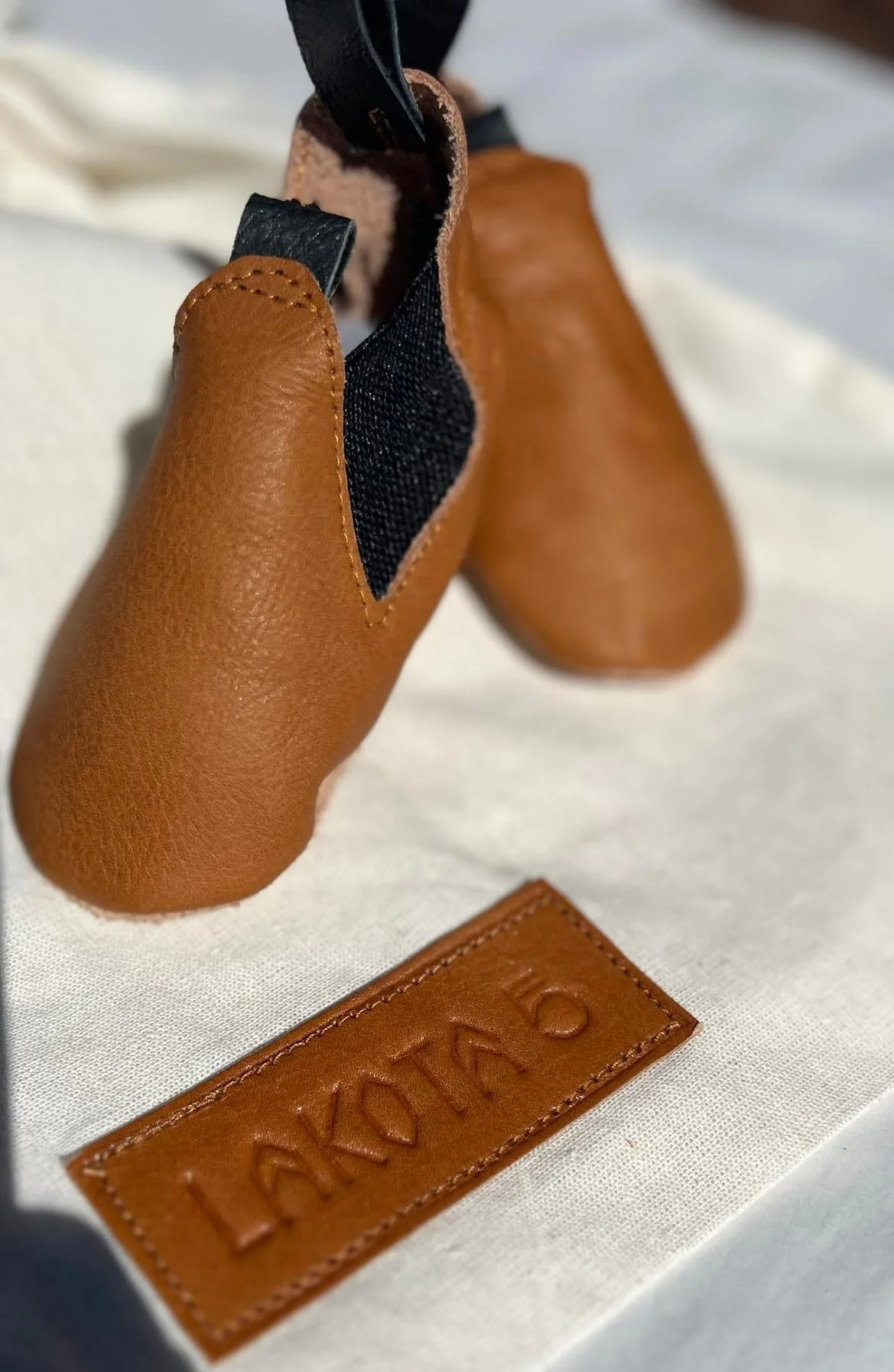 Handmade Leather Baby Boots