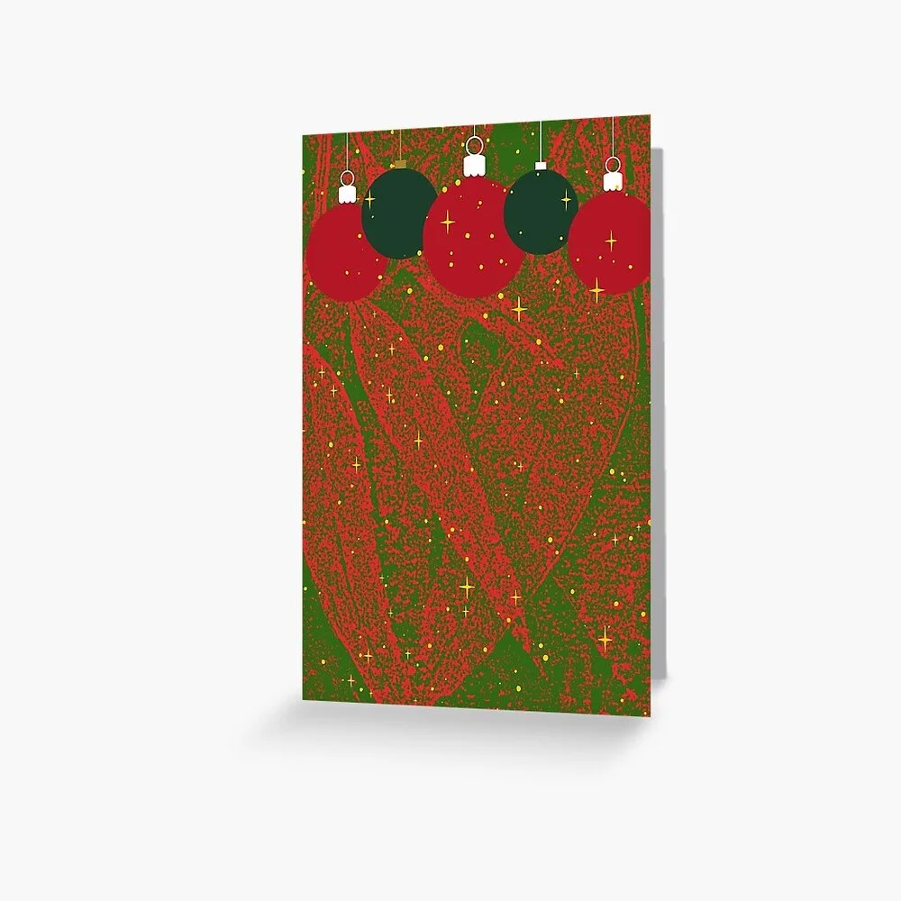 Australian Christmas Card Collection Eucalyptus Design #1 (4-card pack/postage included*)