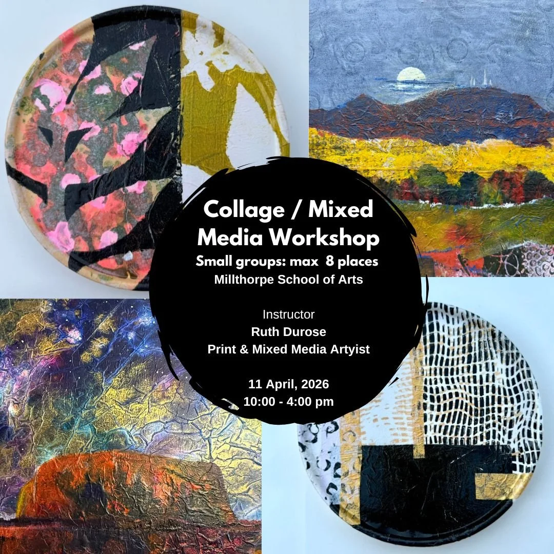 Sat 11 April 2026 - Collage / Mixed Media Worklshop