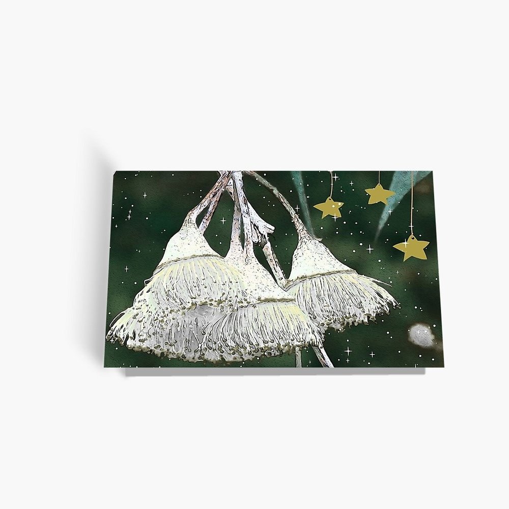 Australian Christmas Card Collection Flowering Gum  (4-card pack/postage included*)