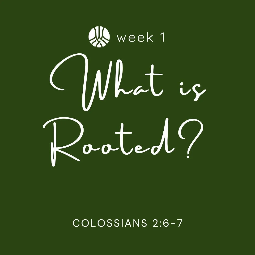 This weekend we start a new series: Rooted. This series is meant to be accompanied by small group discussions. If you do not have a small group, pls join pastor @richardlee405 on Friday night at 7pm via zoom during the Rooted Series. Details will be 