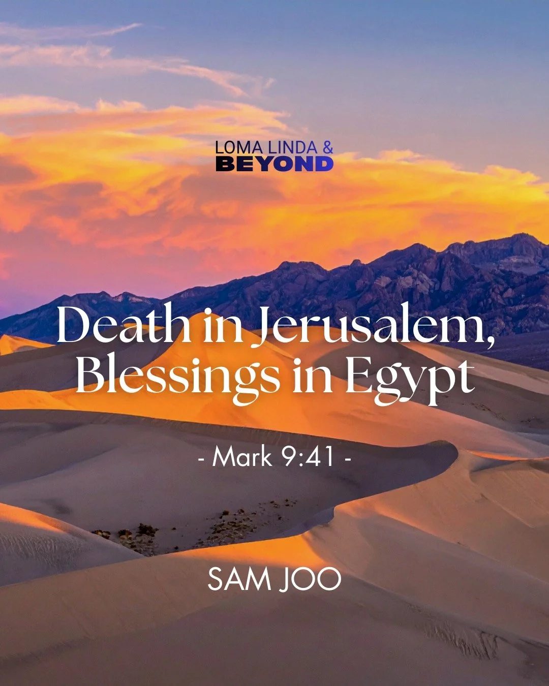 We begin a new sermon series with Pastor @sam_euijong_joo starting us off with "Death in Jerusalem, Blessings in Egypt." Join us at 11:00 AM this Saturday. Sabbath School starts at 10:00 AM
#lomalindaandbeyond #sermonseries #llkcworship