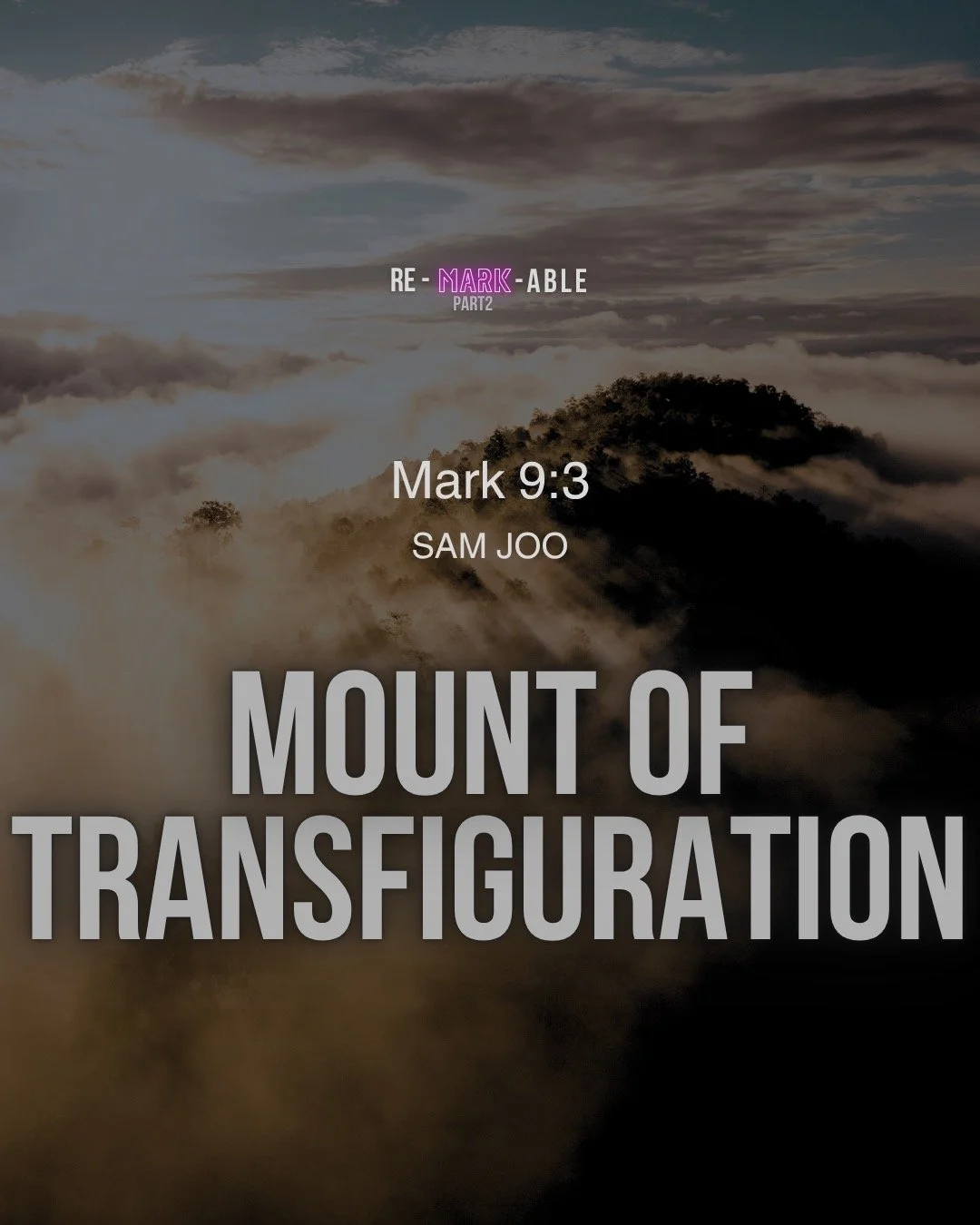 This week @sam_euijong_joo will guide us through Mark 9:2-29 from the #remarkablepart2 series as we dive in depth in the events of the transfiguration of Jesus. Join us at 11AM for worship led by worship leader @benkwon02 and his friends
#llkcsermons