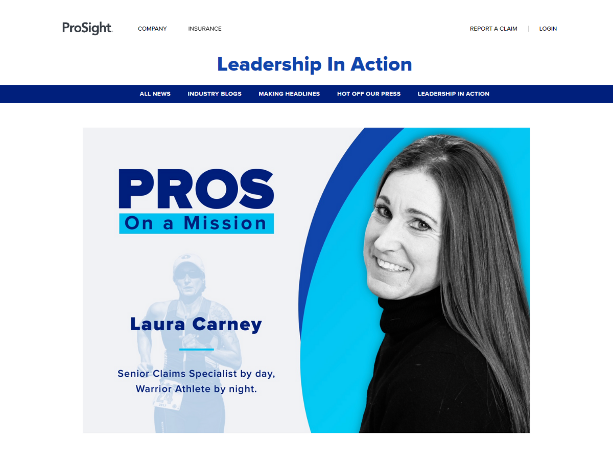 Pros On a Mission: Laura Carney 