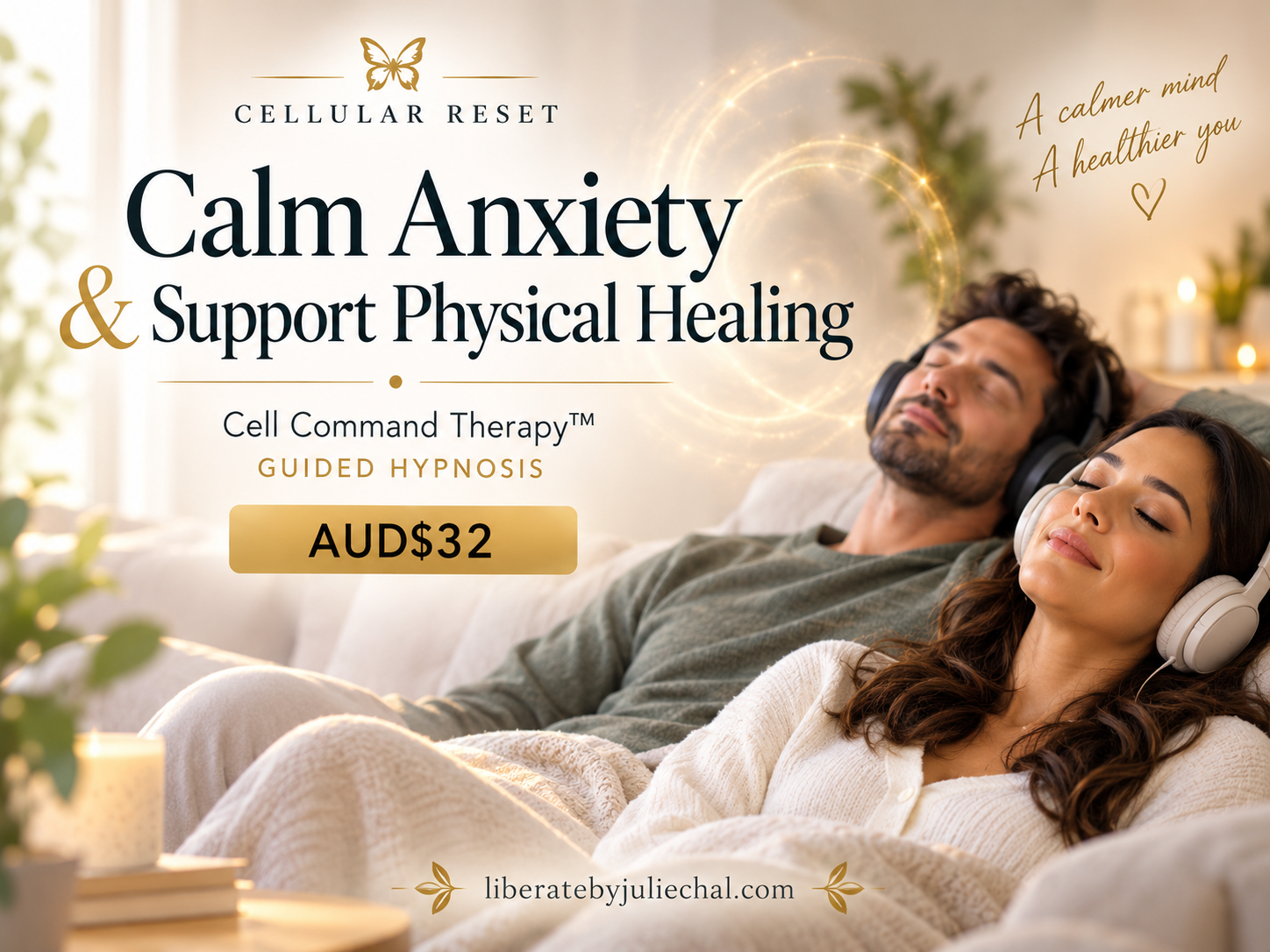 Calm Anxiety & Support Physical Healing with Cell Command Therapy™