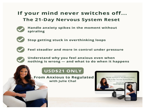 From Anxious to Regulated: 21-Day Nervous System Reset