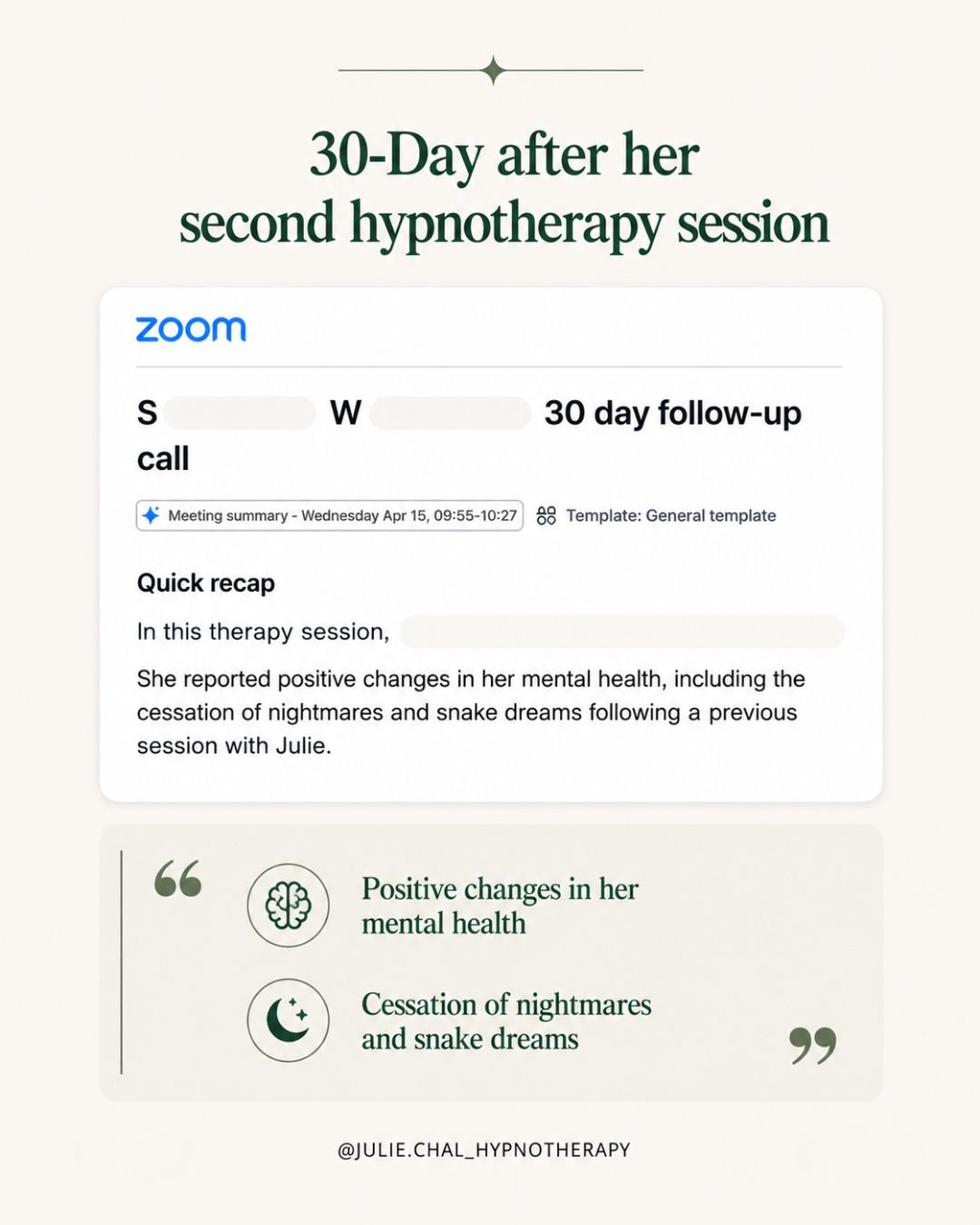 2nd 30 day RTT session
