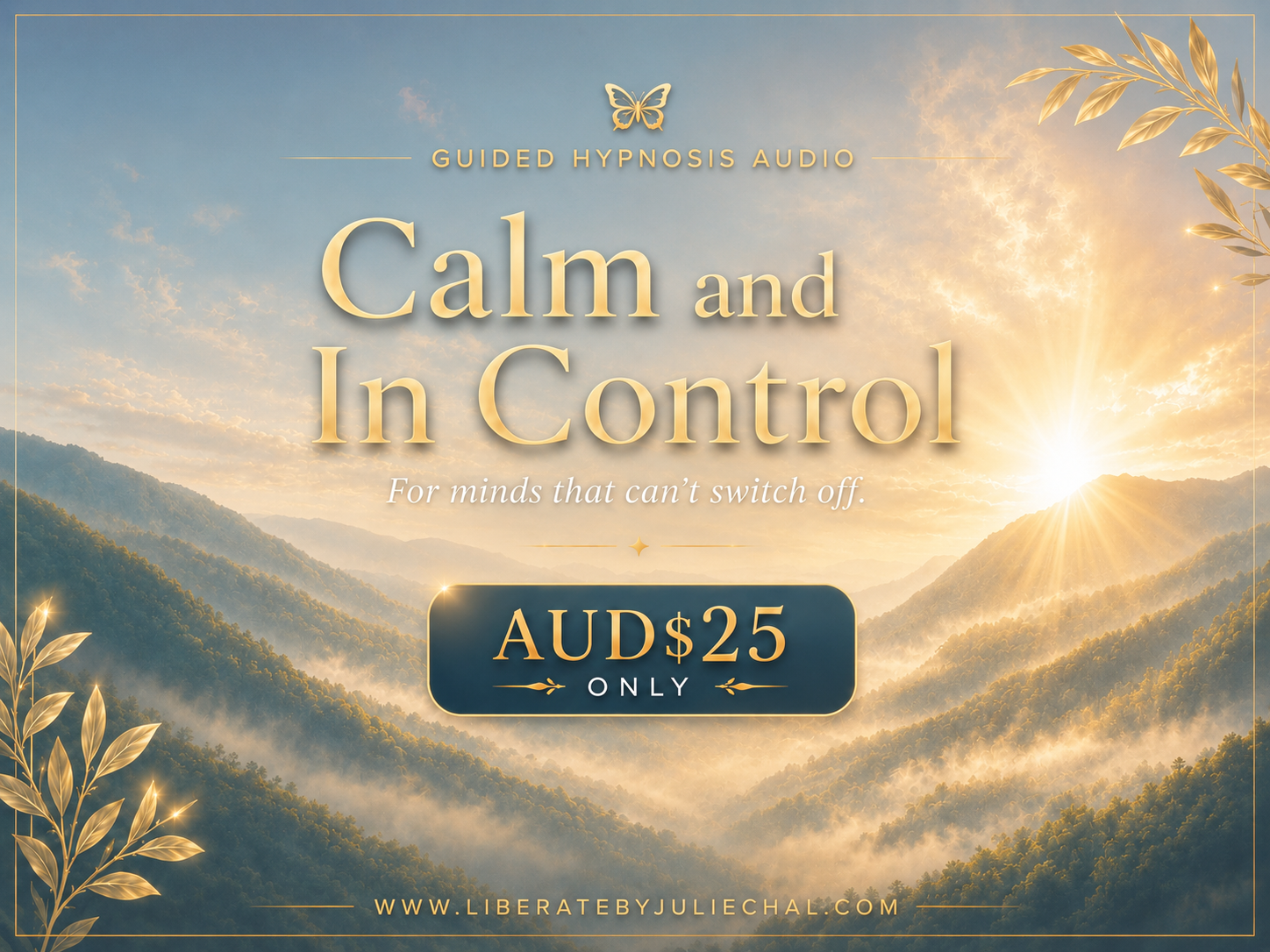 Calm and In Control Hypnosis Audio 