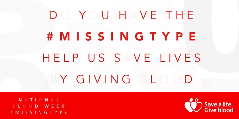 Campaigns to admire #3: Missing Blood Type
