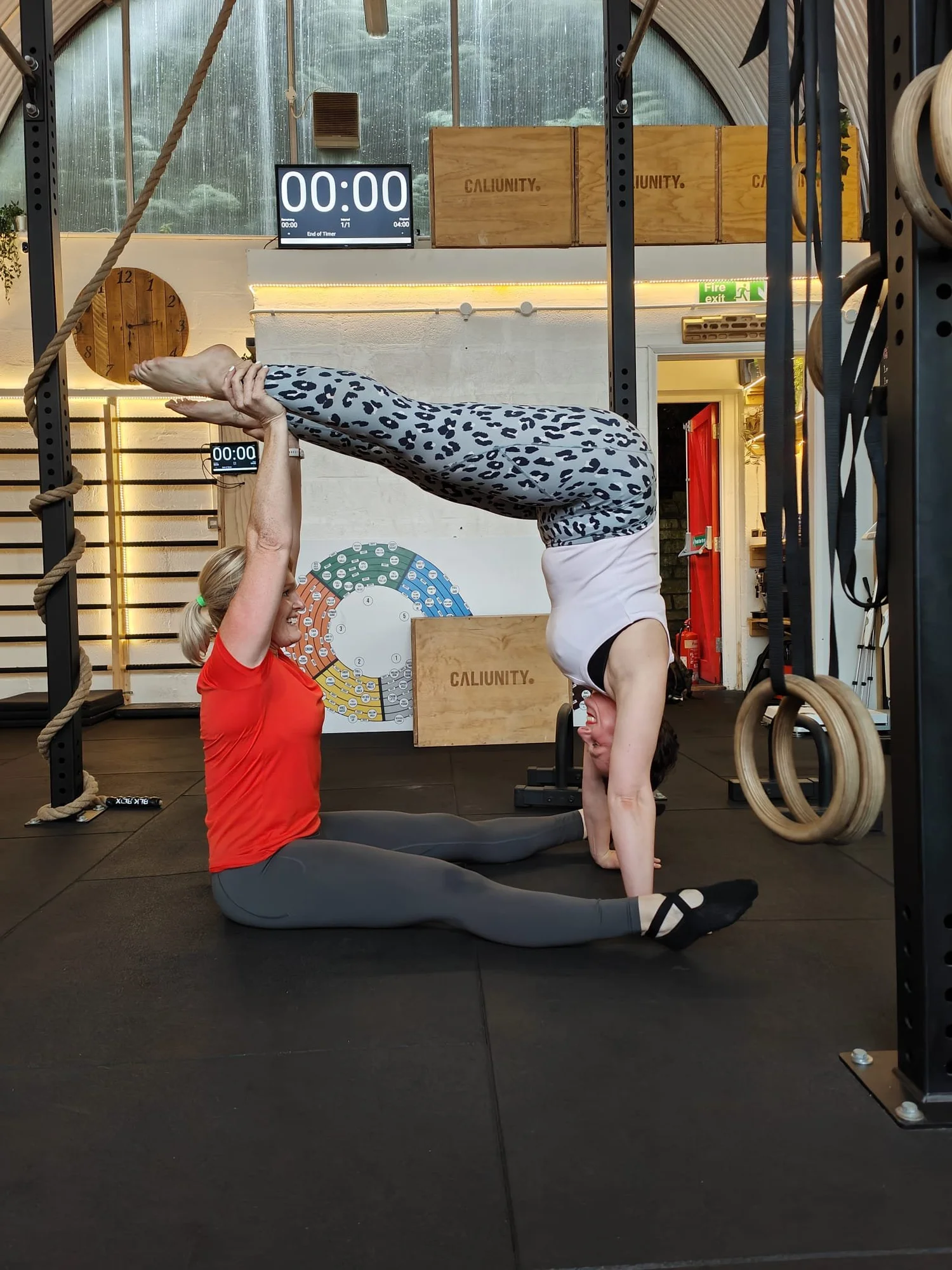 Ashley training at CaliUnity