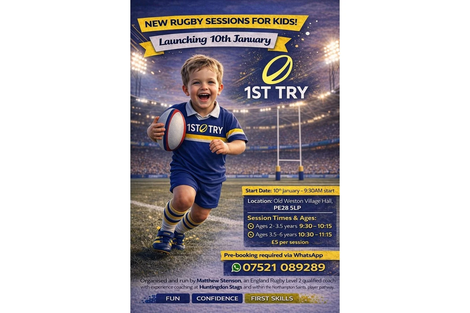 Rugby Sessions for Kids