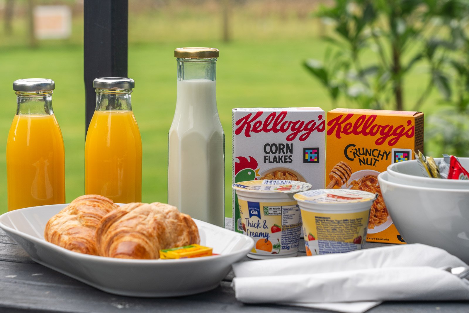 Breakfast at Whitemoss Lodge, Perthshire