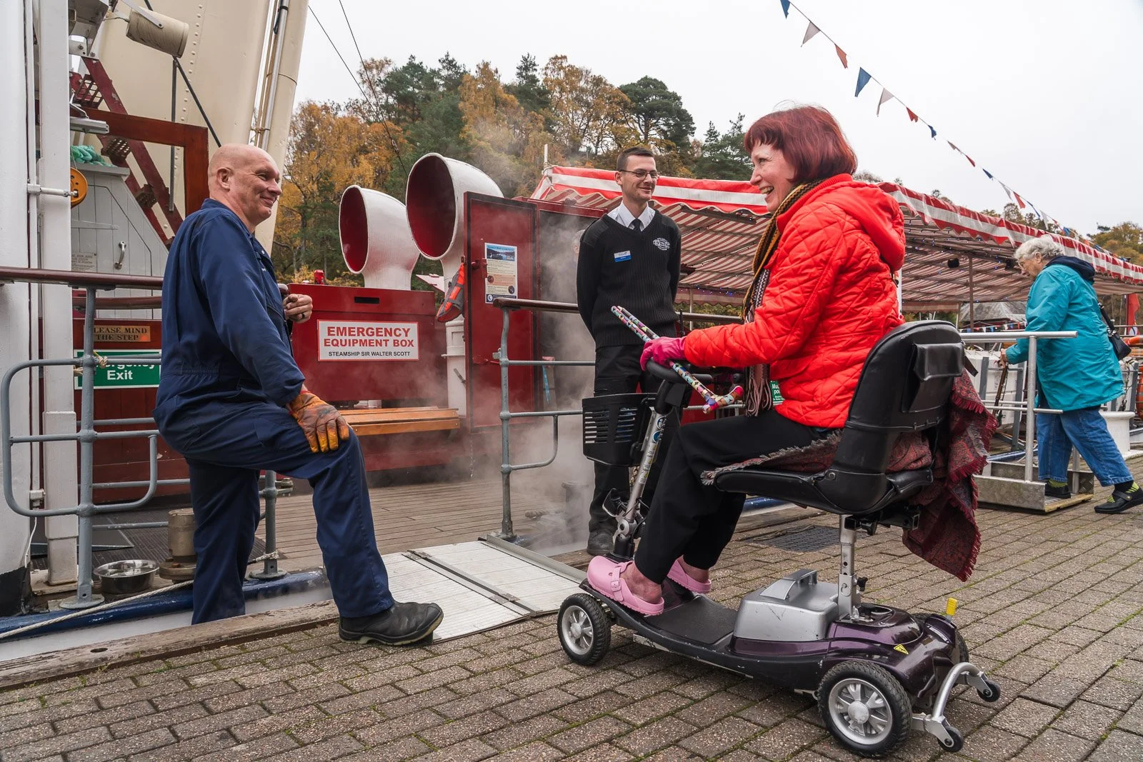 Accessiblity at Steamship Sir Walter Scott, Loch Katrine