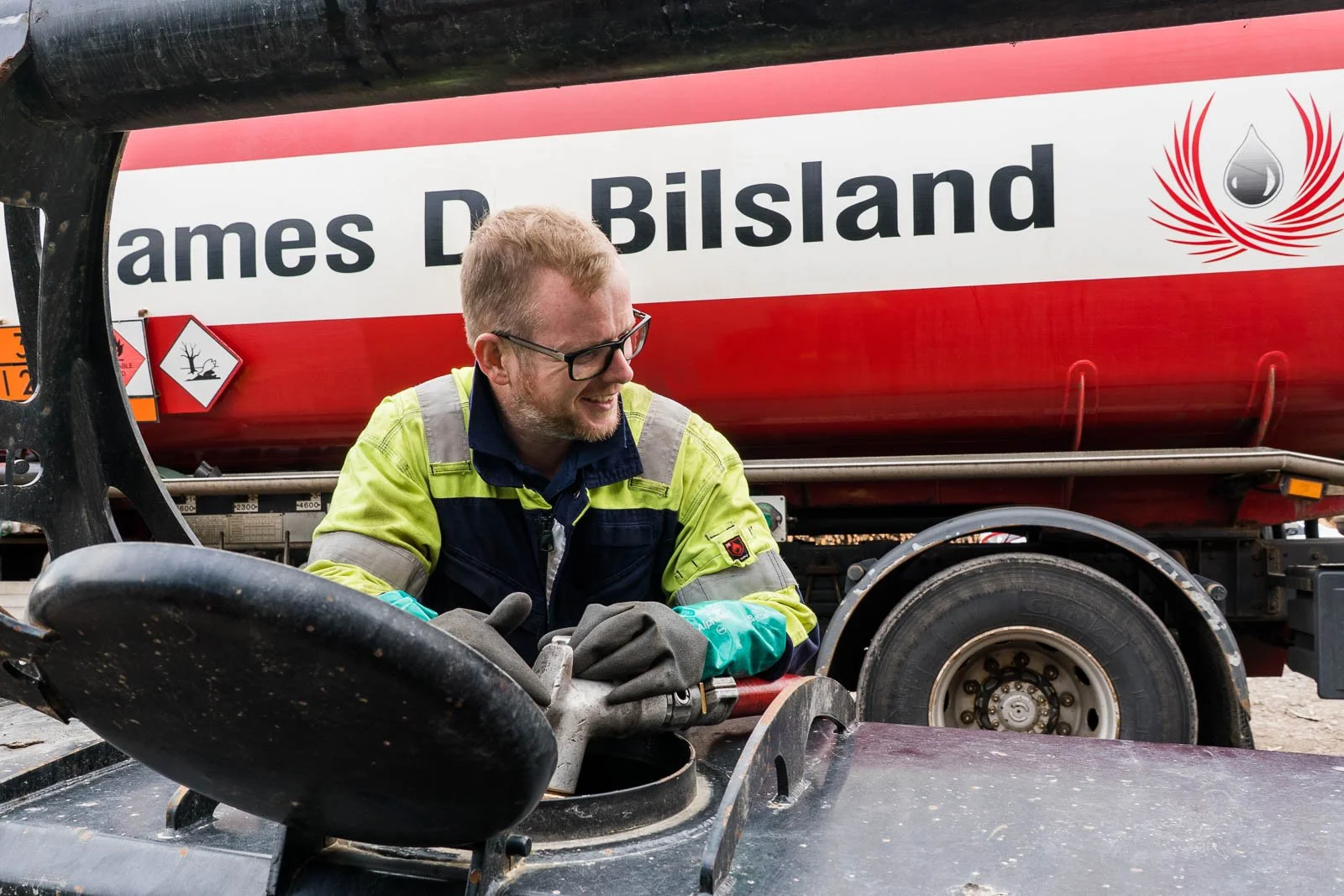 Photoshoot for James D. Bilsland fuels of Croftamie