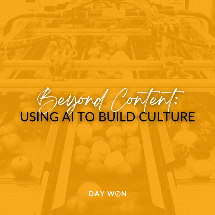 Beyond Content: Using AI to Build Culture