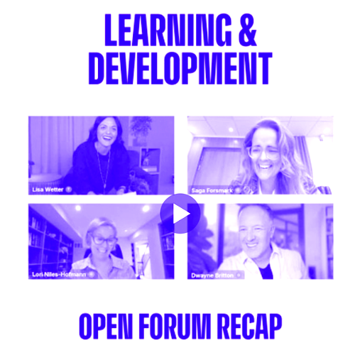 L&amp;D Open Forum with Mentimeter