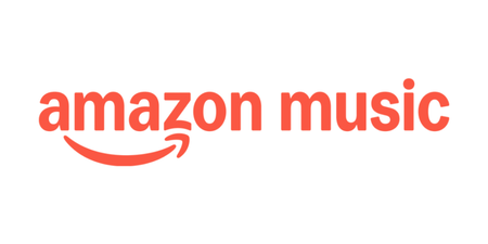Amazon Music logo in red and black text