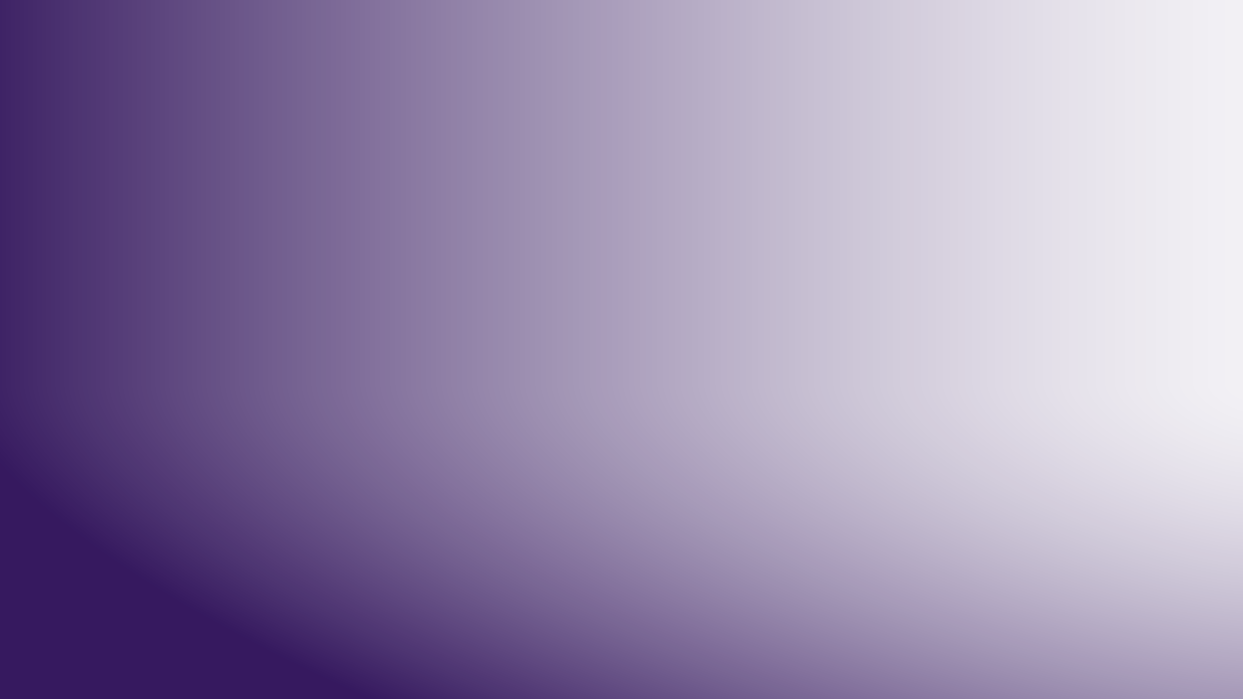 A dark purple background with subtle diagonal lines.