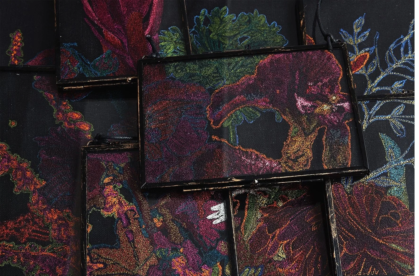 Vanitas detail - Ruskin Prize nominated piece, a response to consumerism.