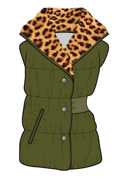 Fur effect flat