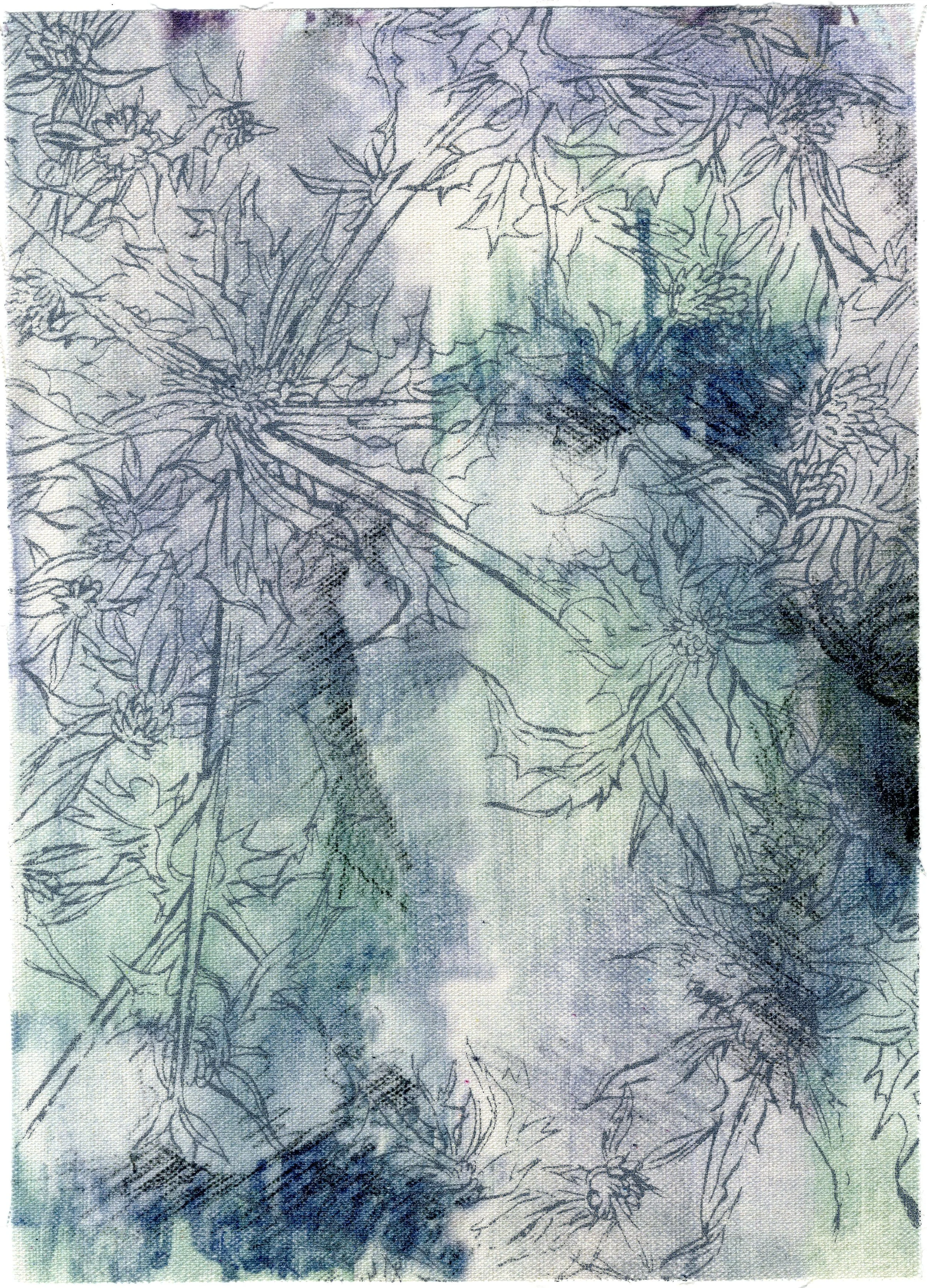 Digital and screen print sample