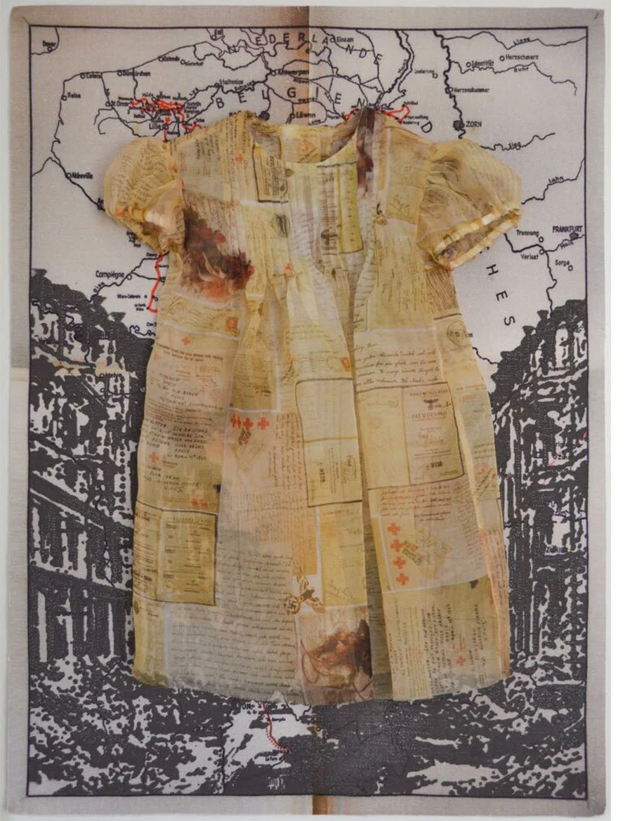 Ich Bin Ein Berliner - responding to Kindertransport archives for the Nature of Mending exhibition.