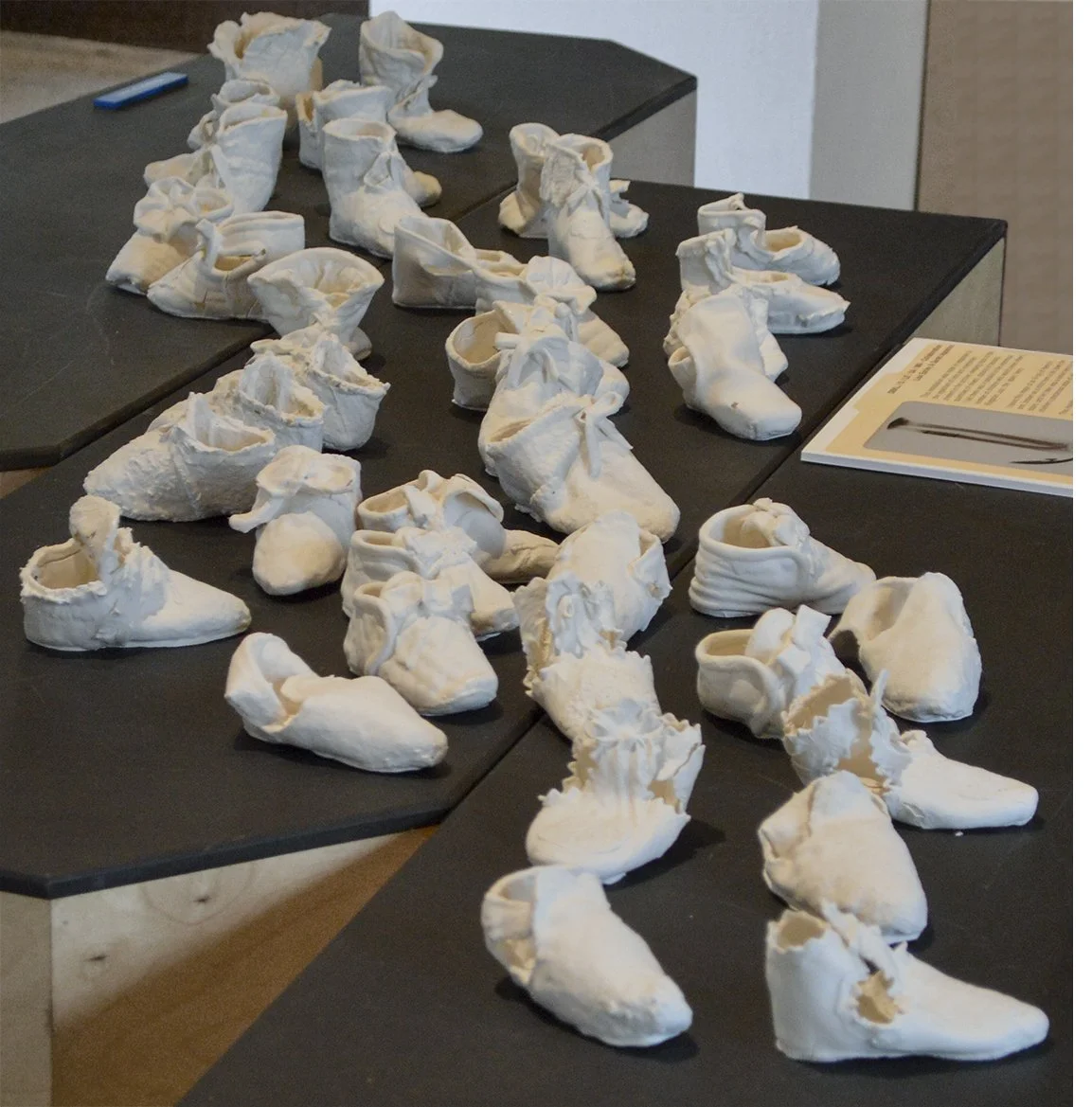 Spares - The Bankes' children who didn't inherit - porcelain dipped textile.