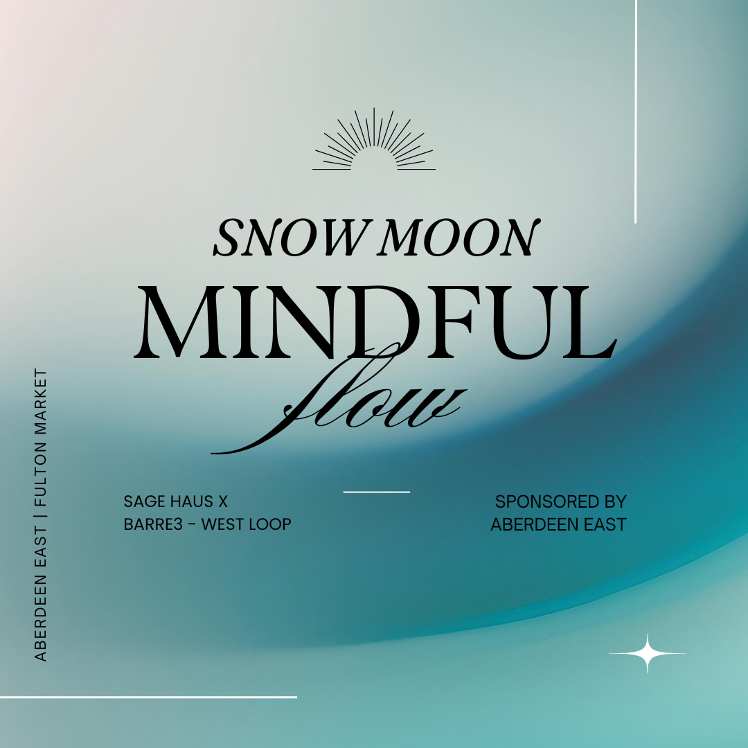 SNOW MOON LUNAR FLOW: BARRE3 CLASS