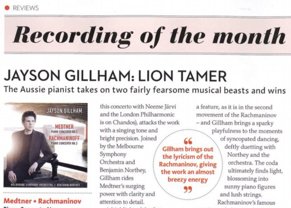 Limelight's Recording of the Month