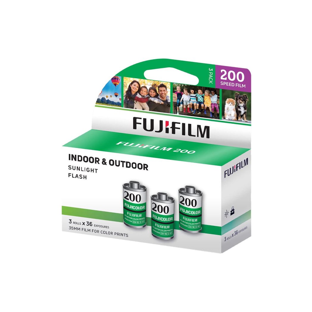 Fujifilm Color 200 - formato 135/36 - Tripack