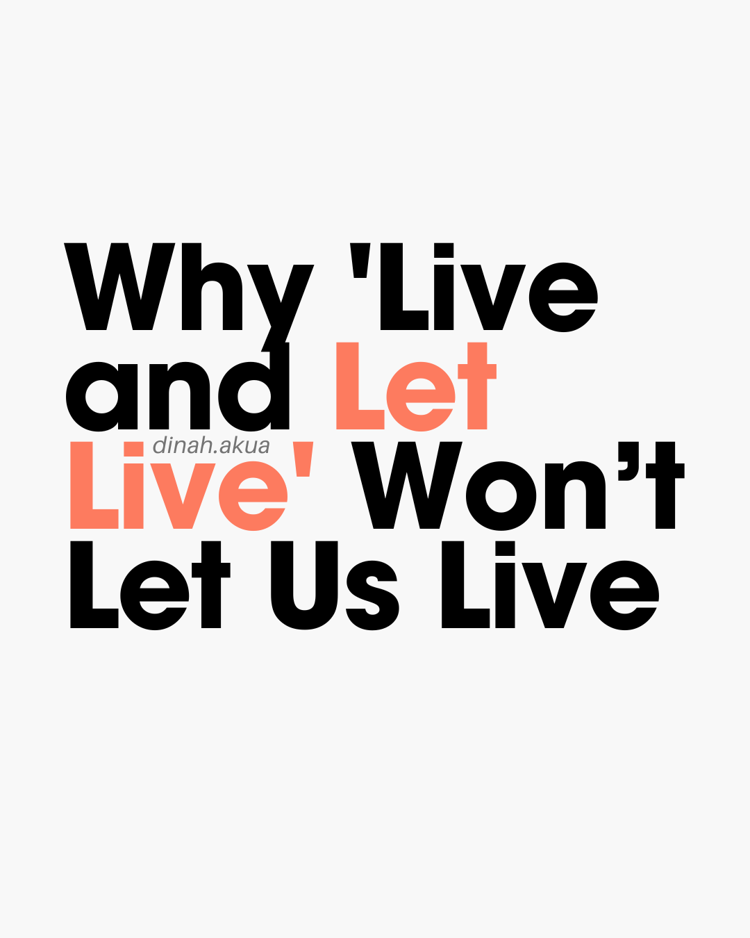 The Illusion of ‘Live and Let Live’