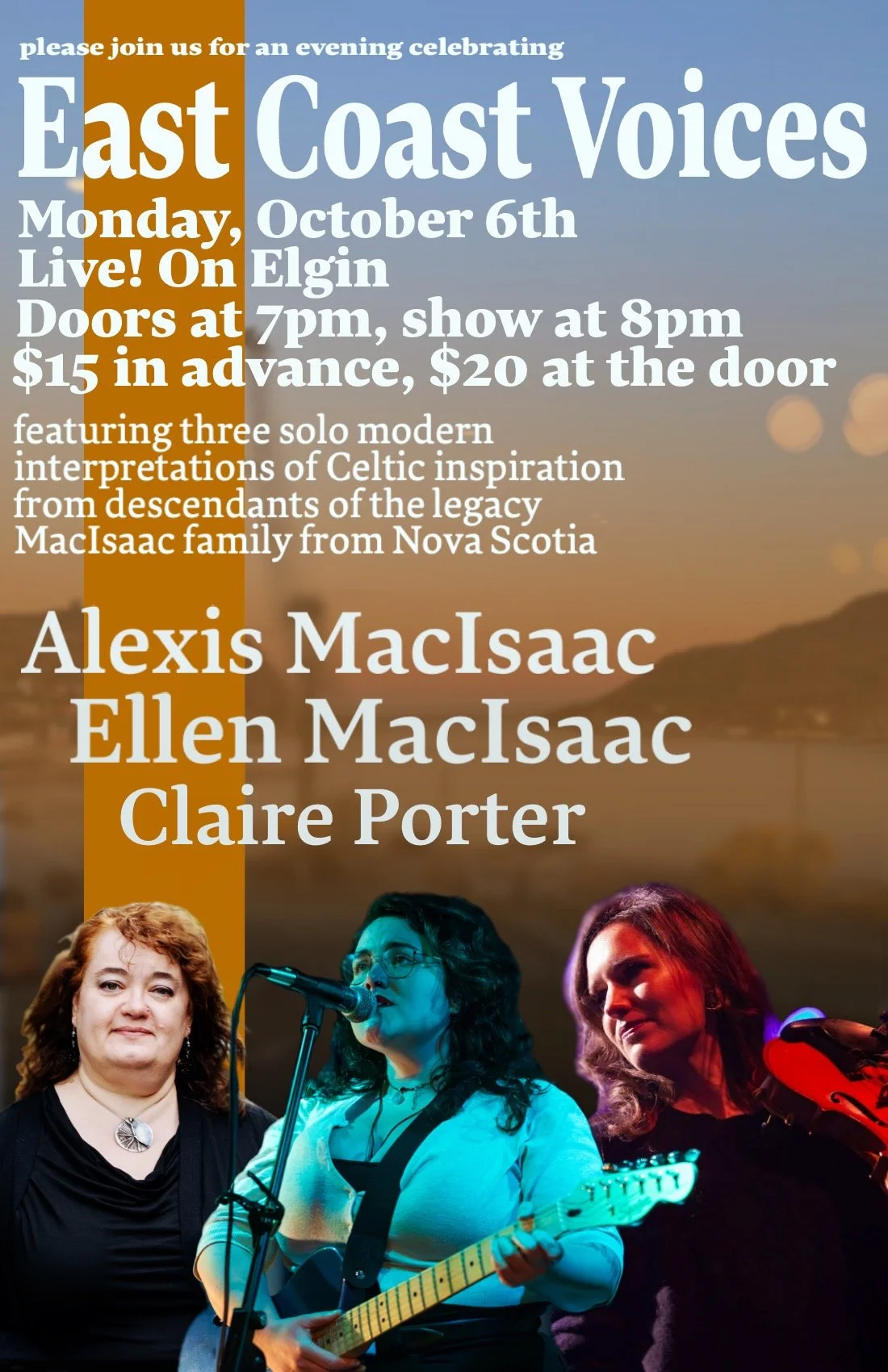 East Coast Voices at Live! On Elgin
