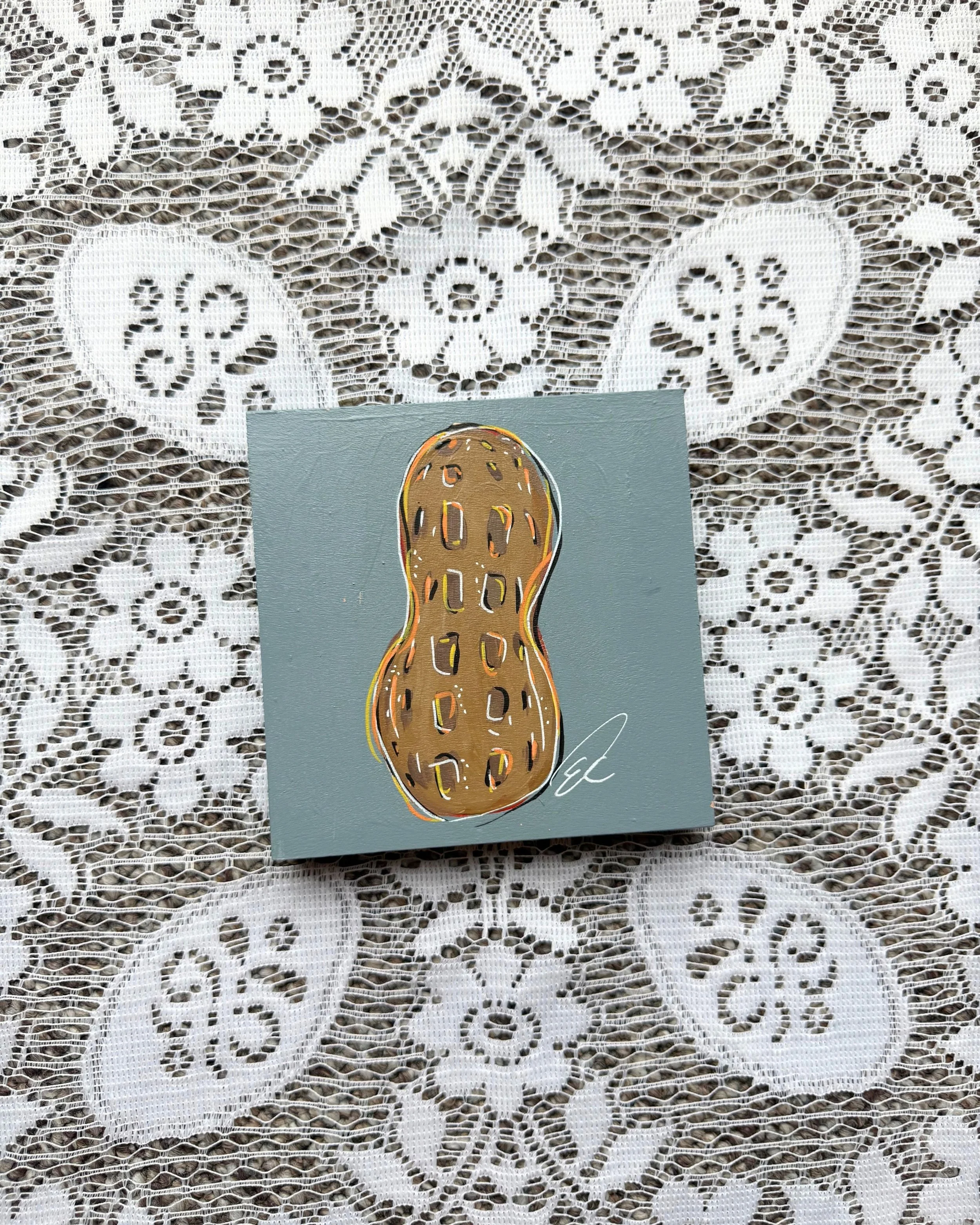 5x5  "Peanut gallery" original