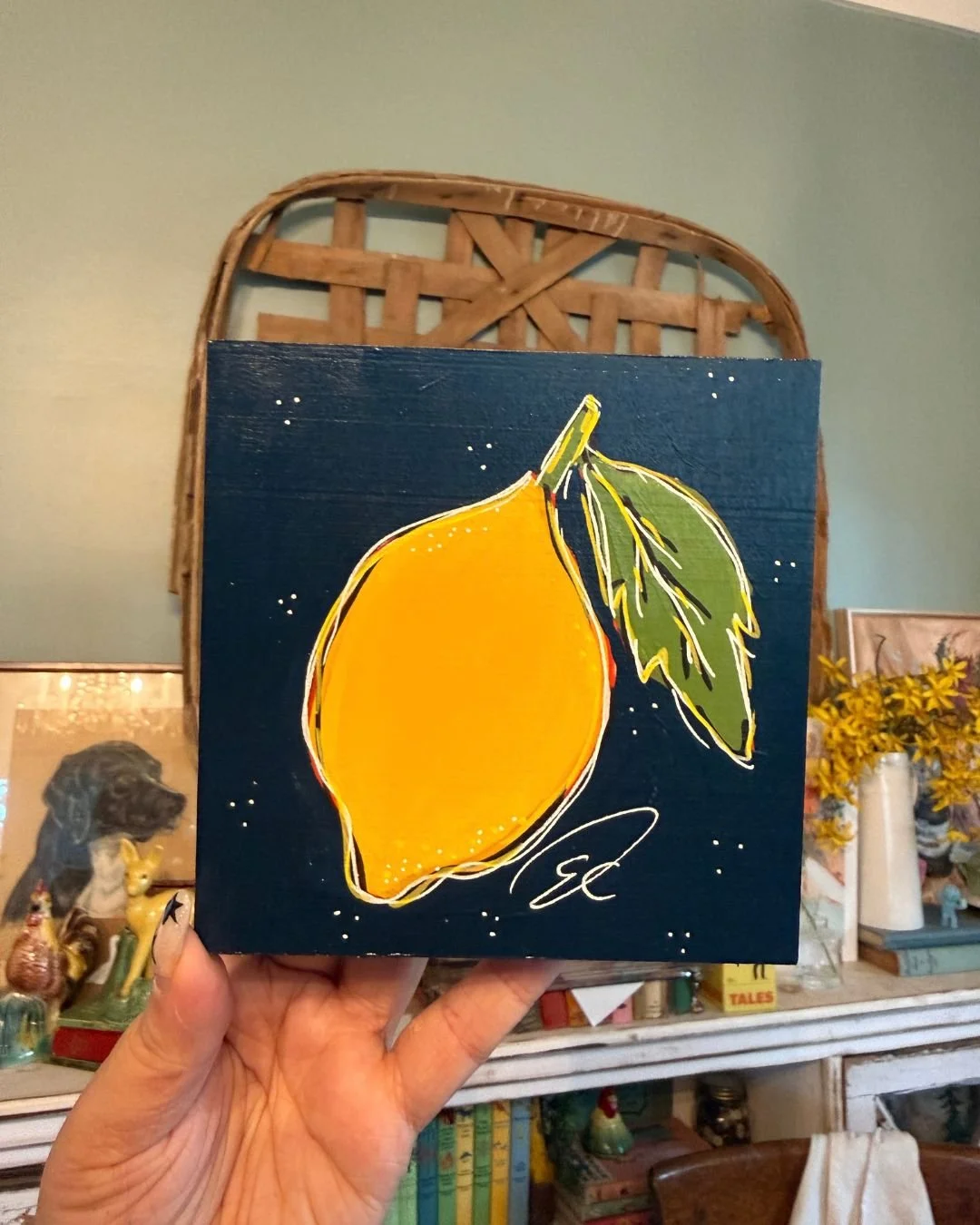 5x5 "Zest wishes" original