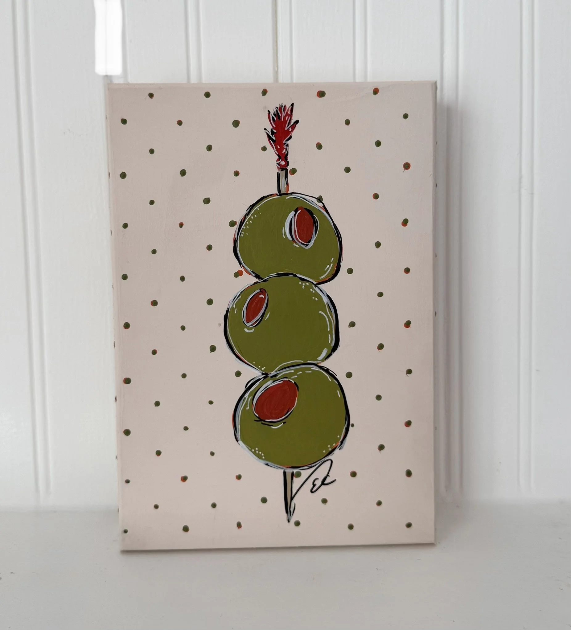 6x8 “Just the garnish”