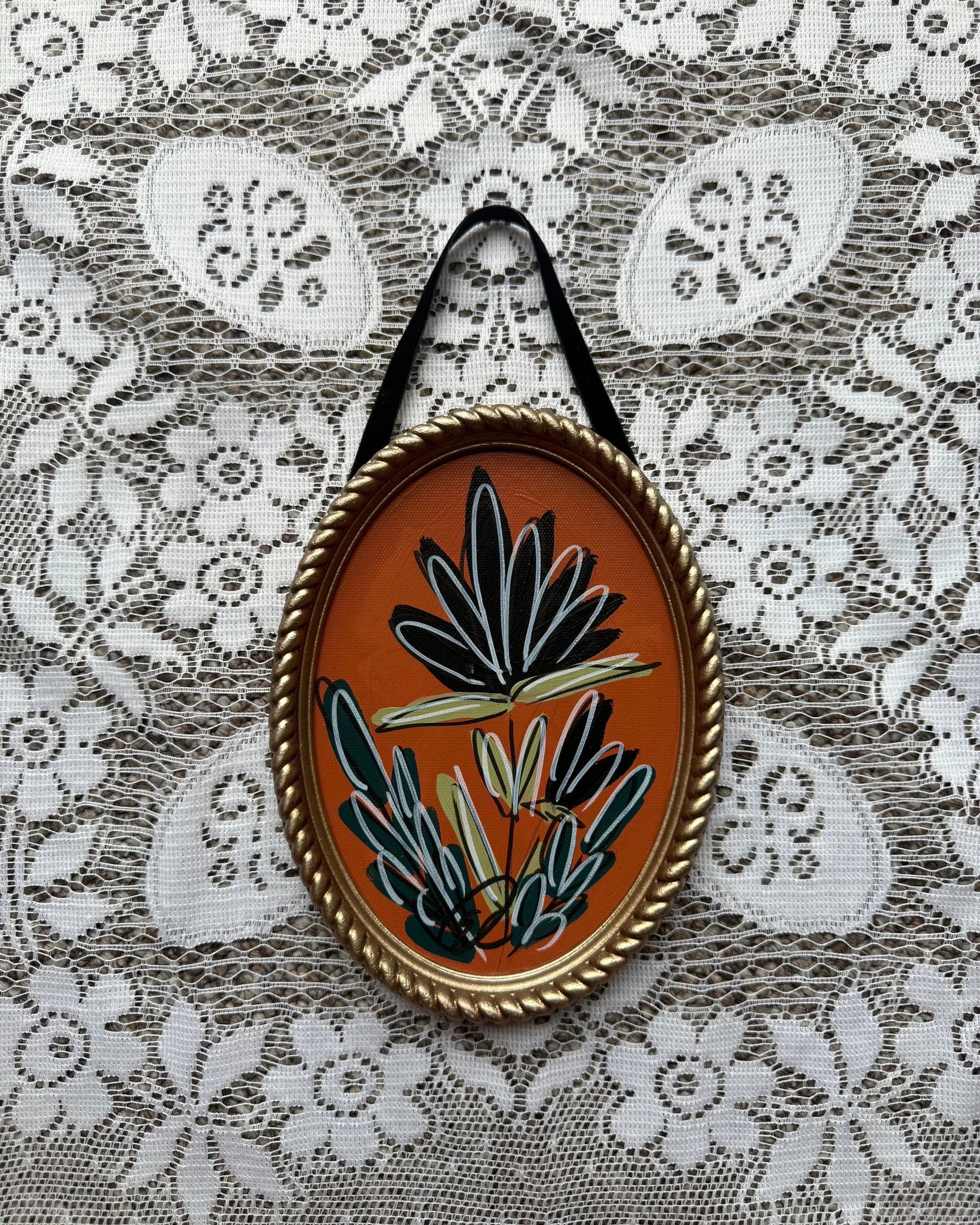 5x7 "Autumn Bloom" original