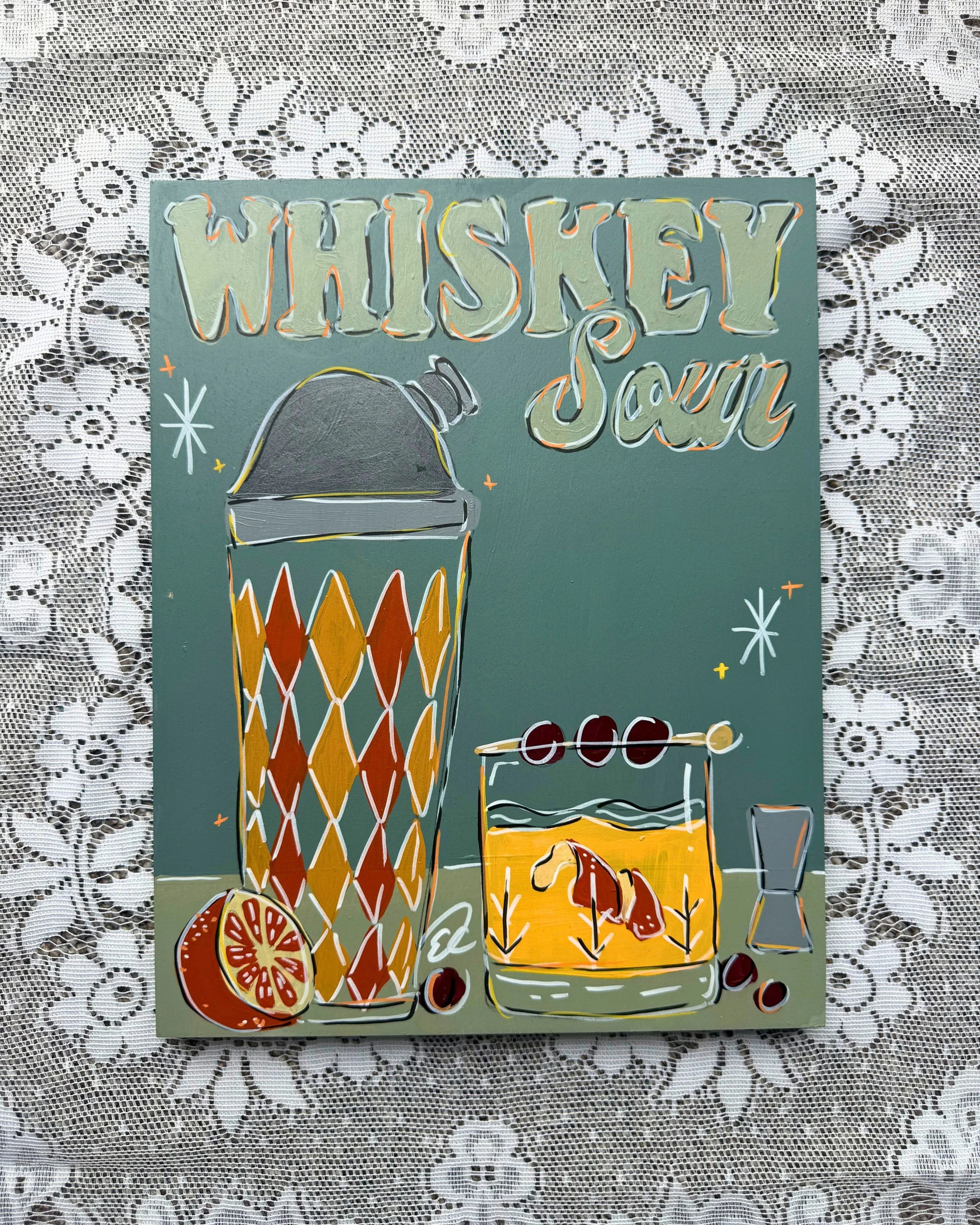 11x14  " Whiskey business " Original