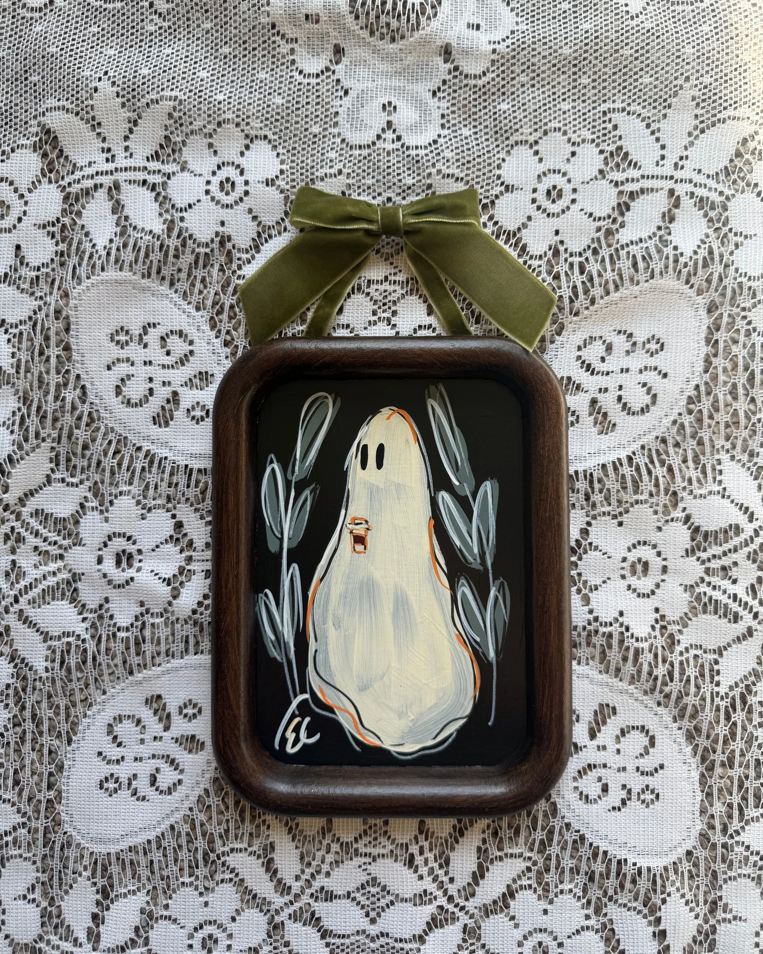 5x7 " Boo-rista" original