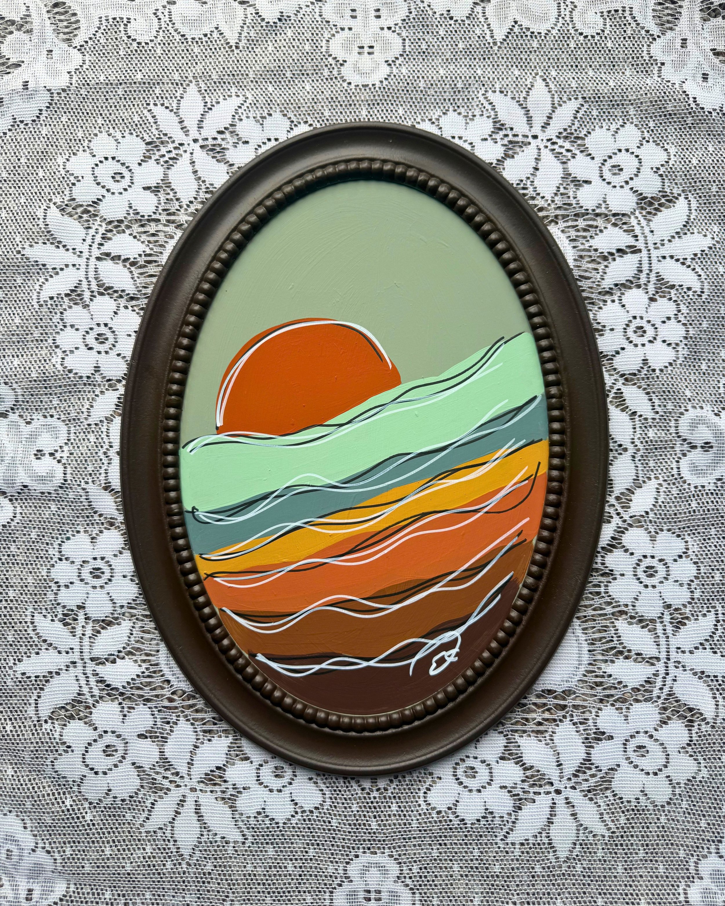 12x15  "Hill of a view " Original