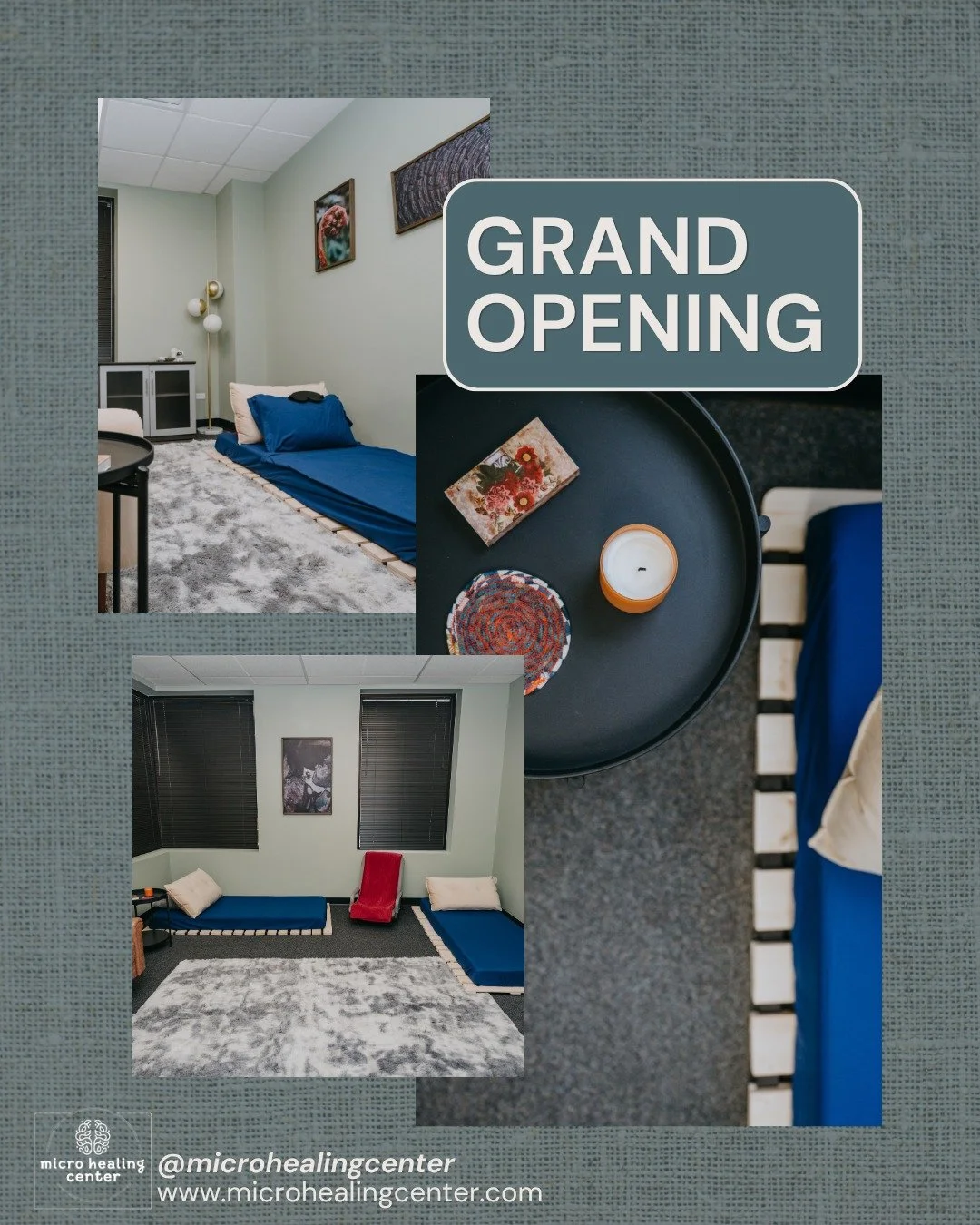 The doors are officially open! Yesterday, we celebrated the grand opening of Micro Healing Center in Westminster, CO.

Guided by the ethics leadership of our lead clinician, Dr. @drmarsbars , LCSW, LNMIT, we are setting a new standard for informed co
