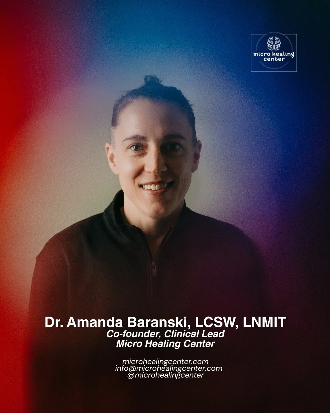 Meet Dr. Amanda Baranski, LCSW

Our Clinical Lead. NASW Colorado Chapter President. MSU Denver faculty. Active voice in the ethics conversation shaping this field.

Every facilitator at MHC practices with clinical supervision that is active, not pape