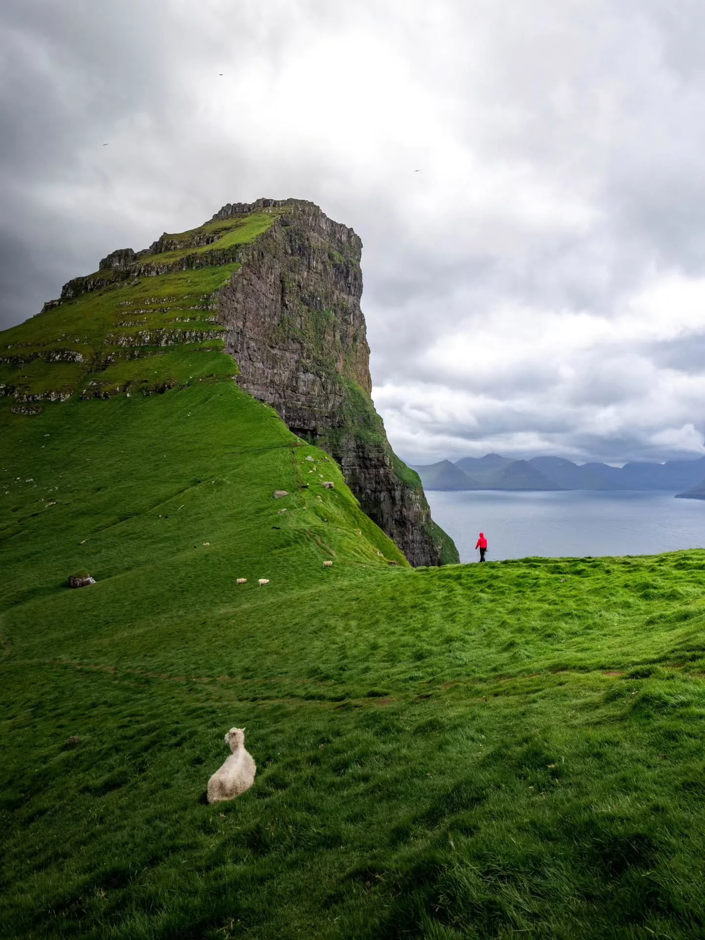 The far end of Kalsoy 🇫🇴⁠ To reach the Kallur Lighthouse, you can drive all the way up to Tr&oslash;llanes where you park your car. From here, it's about a half an hour walk to the far end of the Kalsoy island⁠
⁠
🙋🏼&zwj;♂️ Follow @mitevisuals for