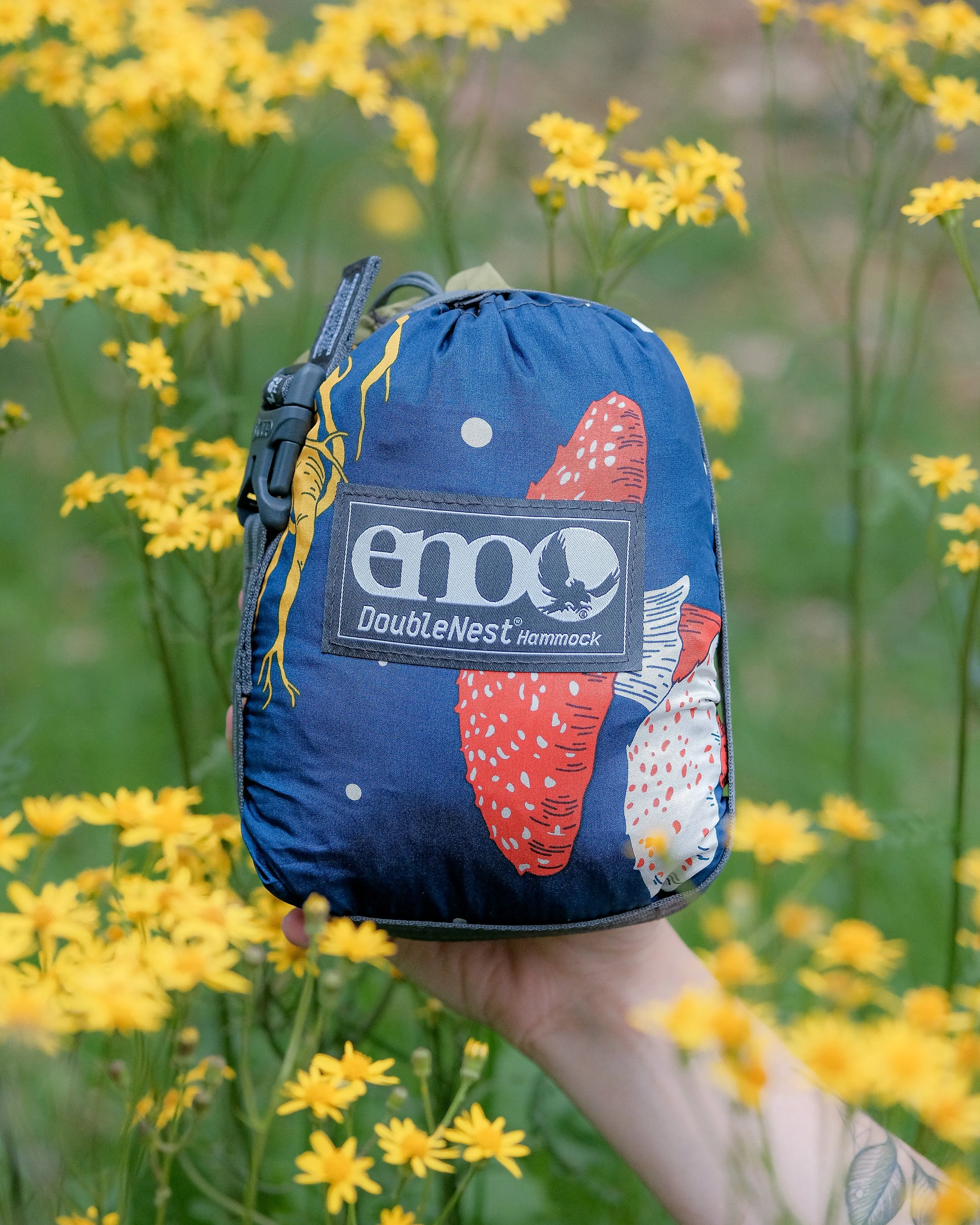 ENO "Woodlands" hammock print. Photo: Alan Garvick