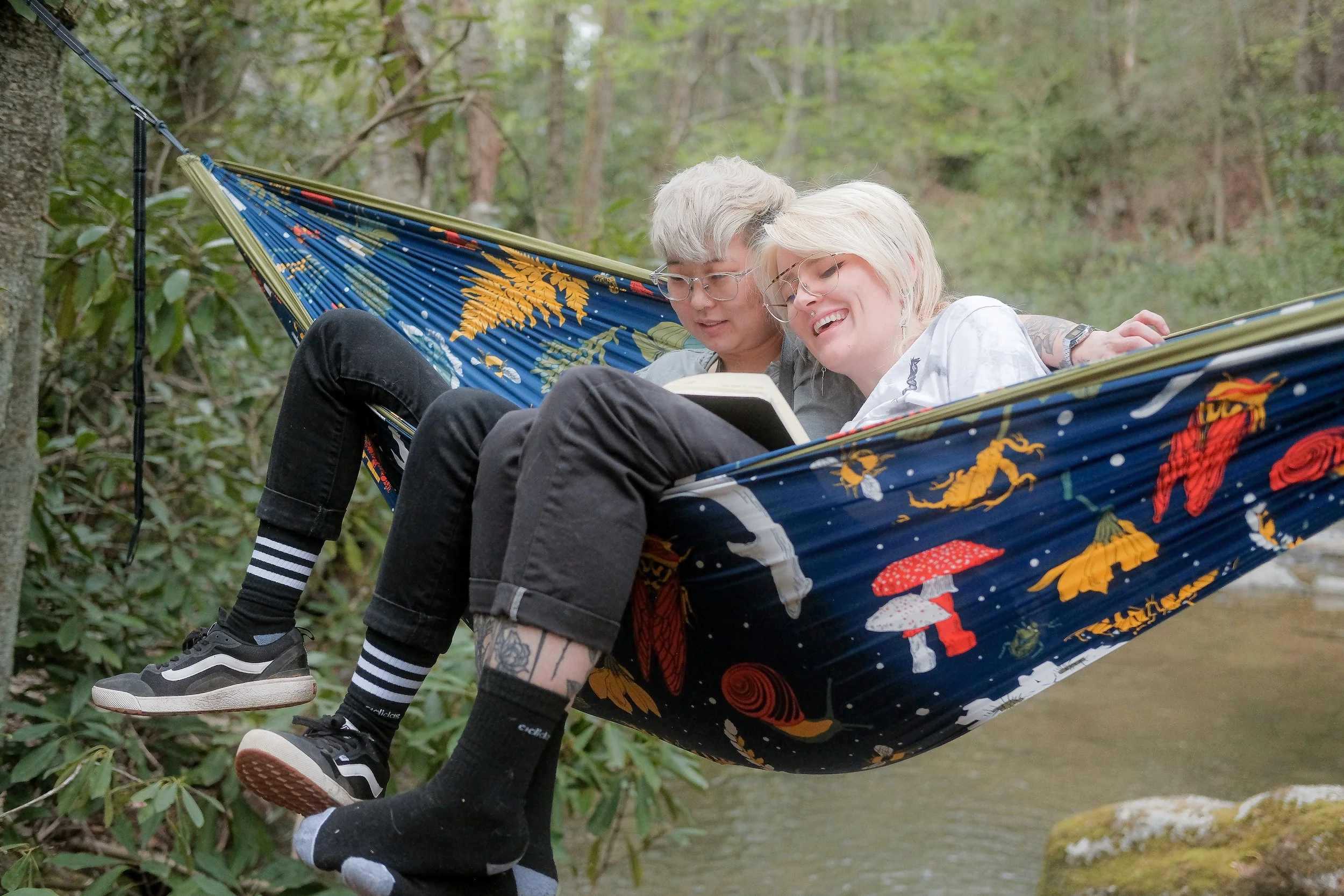 ENO "Woodlands" printed hammock. Photo: Alan Garvick
