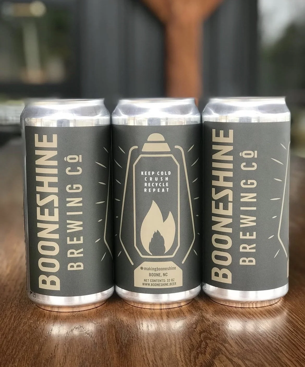 "Crowler" can design, layout, and logo for Booneshine Brewing