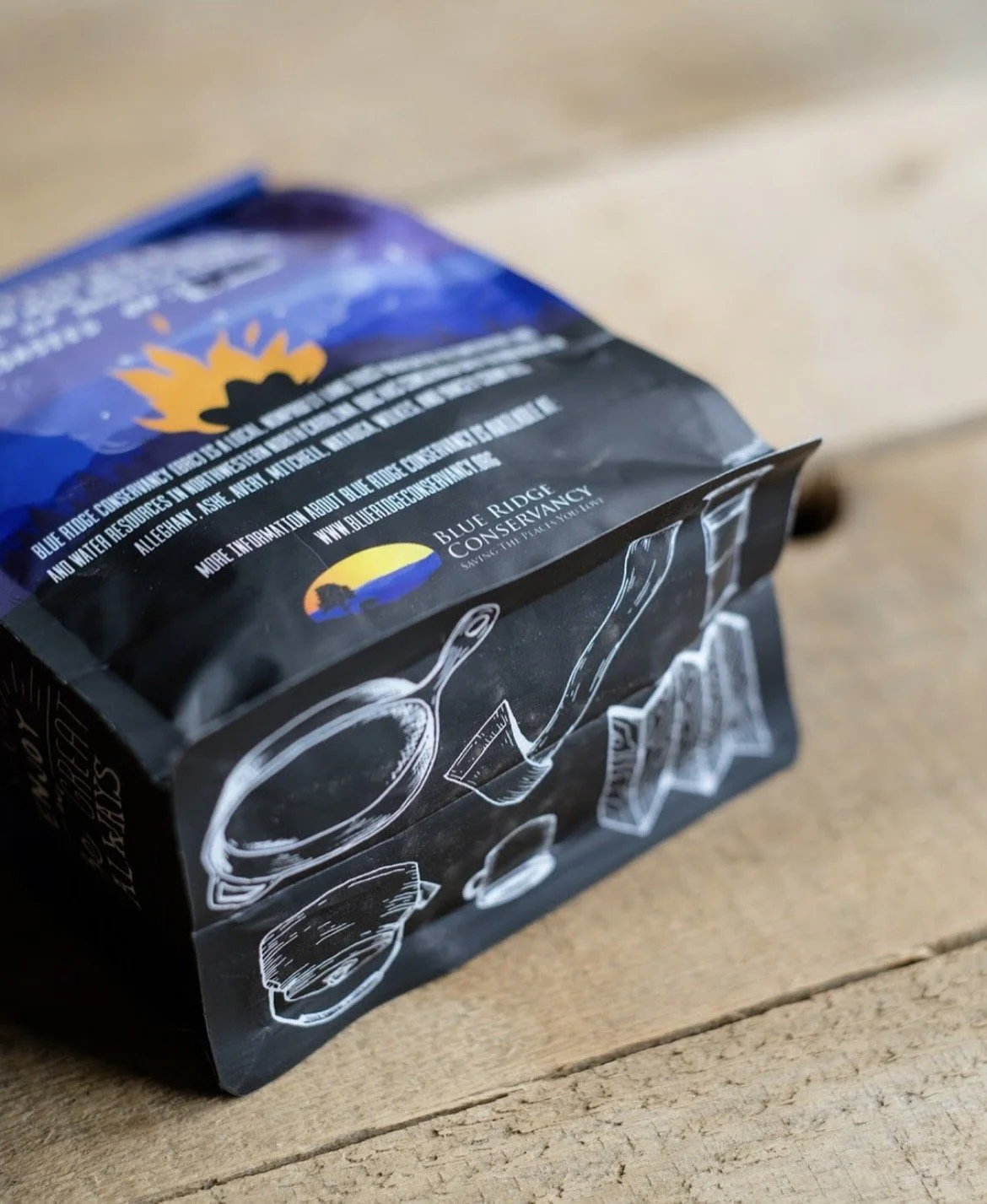 Bottom of the Blue Ridge Blend bag