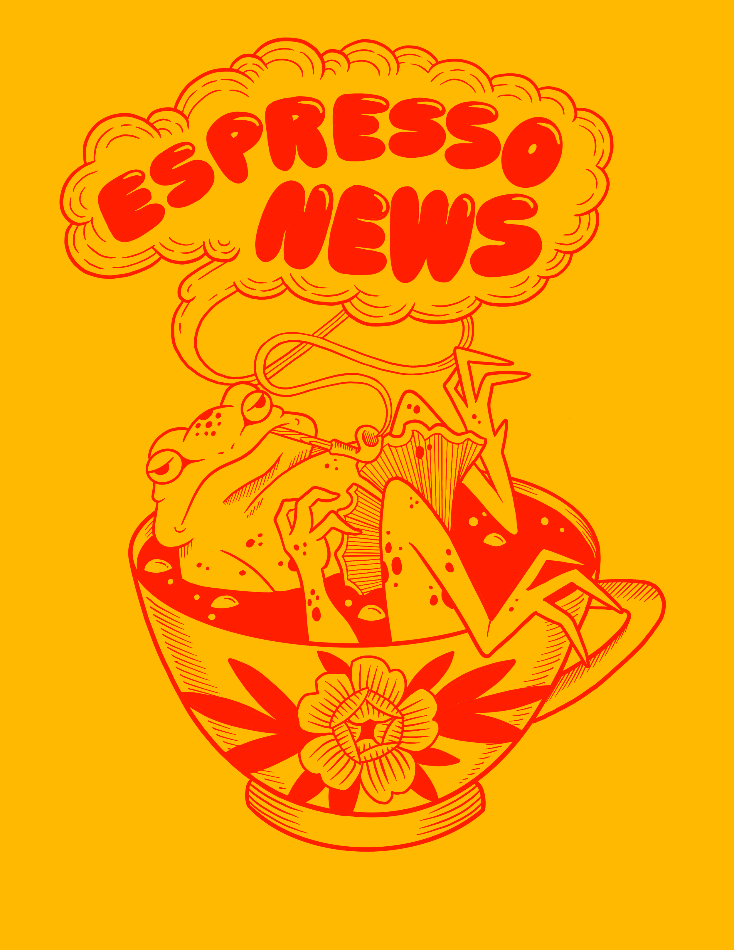 Illustration for Espresso News in Boone, NC
