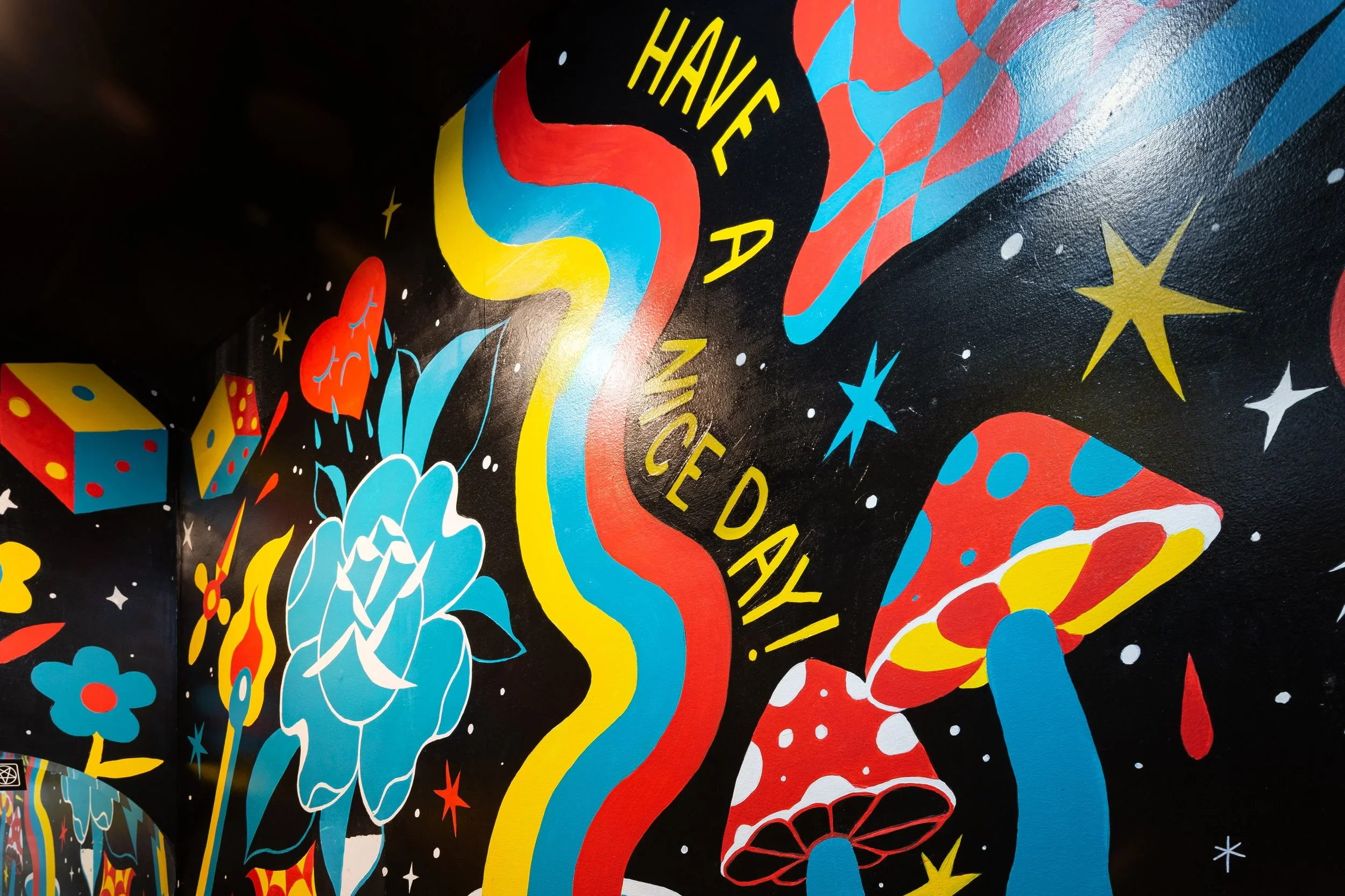 Lily's Snack Bar mural, Boone NC