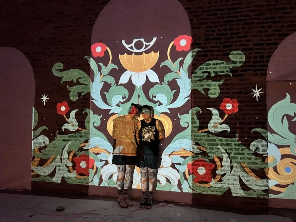Mural for the Music Box outdoor patio, Chicago, IL