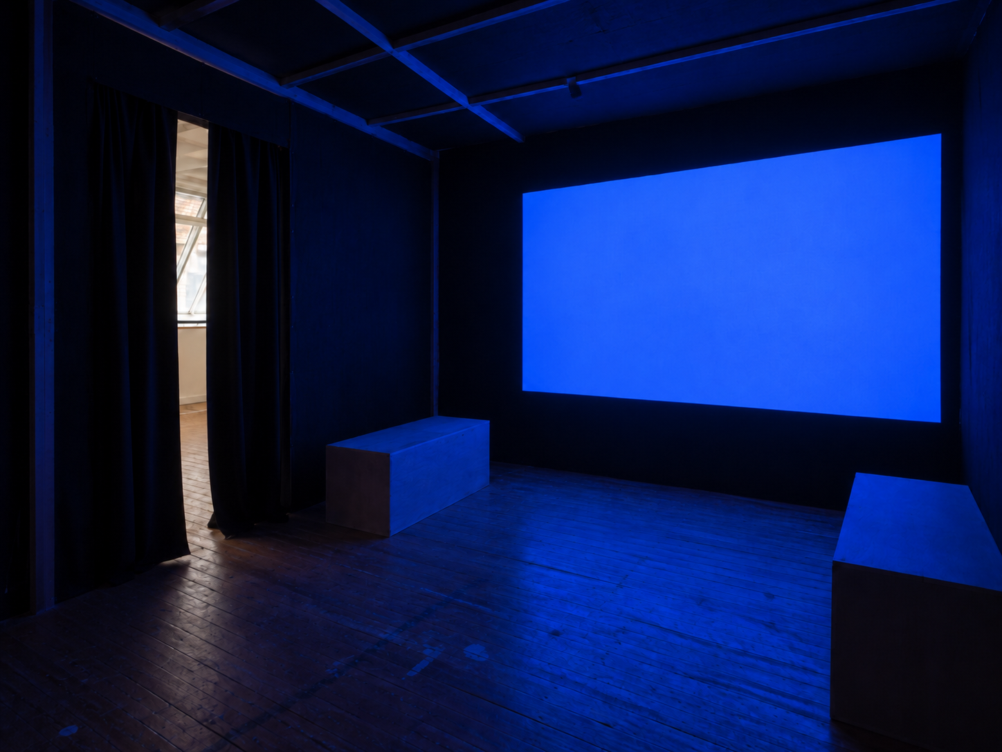 Elaine Ford artist Visual Music - Blue room